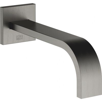 Dornbracht Caño de pared para lavabo - Platino oscuro mate - 200 mm proyección Dornbracht Caño de pared para lavabo - Platino oscuro mate - 200 mm proyección