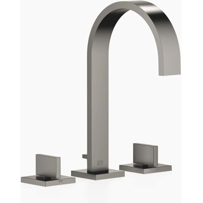 Dornbracht Mem Mezclador de lavabo - 3 orificios - Dark Platinum - 20713782 Dornbracht Mem Mezclador de lavabo - 3 orificios - Dark Platinum - 20713782