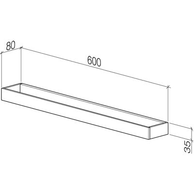 Porta Asciugamani Dornbracht Platino Scuro - 83060780-99 Porta Asciugamani Dornbracht Platino Scuro - 83060780-99