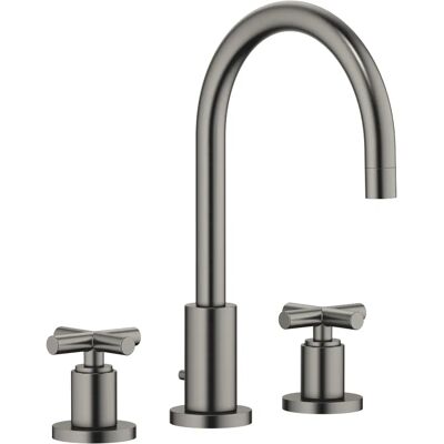 Miscelatore a tre fori DORNBRACHT Tara - Proiezione 165mm - Platino scuro opaco Miscelatore a tre fori DORNBRACHT Tara - Proiezione 165mm - Platino scuro opaco