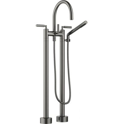 Dornbracht Tara Mezclador de bañera de dos agujeros - Dark Platinum matt Dornbracht Tara Mezclador de bañera de dos agujeros - Dark Platinum matt