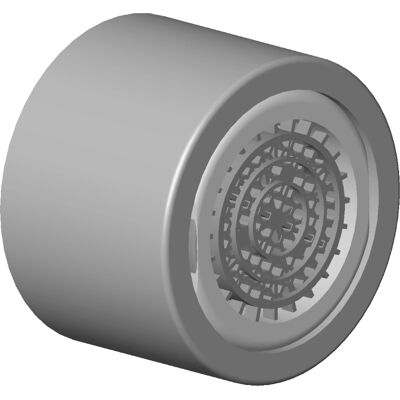 Dornbracht Dunkelplatinen-Luftsprudler - M22x1-IG, Gebürstet Dornbracht Dunkelplatinen-Luftsprudler - M22x1-IG, Gebürstet