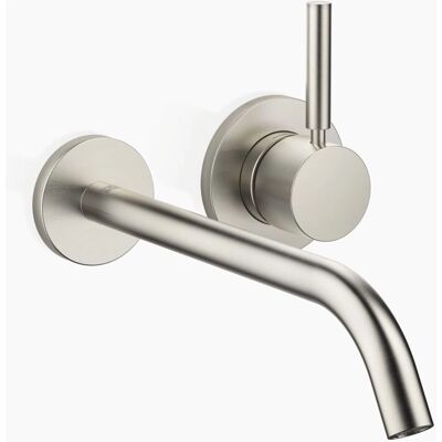 Set miscelatore monocomando a parete Meta di Dornbracht - Platino Spazzolato Set miscelatore monocomando a parete Meta di Dornbracht - Platino Spazzolato