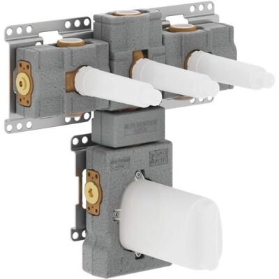 Modulo termostato Dornbracht xTool - Cromo, 3 Valvole - Installazione bagno Modulo termostato Dornbracht xTool - Cromo, 3 Valvole - Installazione bagno