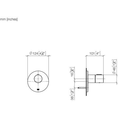 Dornbracht - xTOOL UP-Termostato - Negro Mate Dornbracht - xTOOL UP-Termostato - Negro Mate