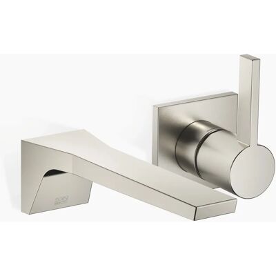 Dornbracht 36860705-06 Miscelatore lavabo a parete in platino spazzolato Dornbracht 36860705-06 Miscelatore lavabo a parete in platino spazzolato