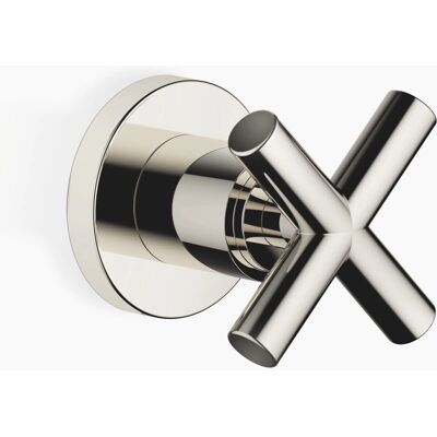 Valvola incasso Dornbracht Tara - Chiusura a destra - 3/4" - Kit di montaggio finale - Platino Valvola incasso Dornbracht Tara - Chiusura a destra - 3/4" - Kit di montaggio finale - Platino