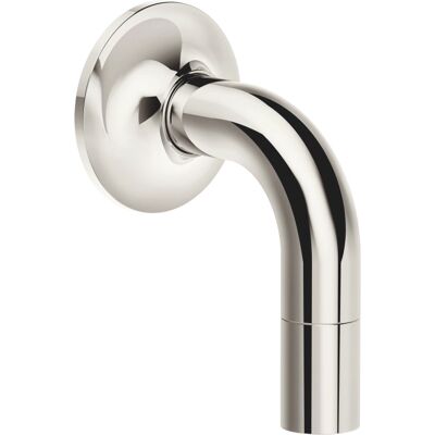 Codo di collegamento a parete Vaia - 1/2", Rosetta rotonda, Sicuro contro reflusso Codo di collegamento a parete Vaia - 1/2", Rosetta rotonda, Sicuro contro reflusso