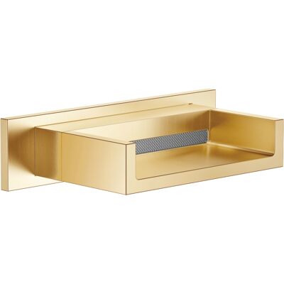DORNBRACHT WaterFall Outlet a parete - 120mm proiezione, ottone spazzolato DORNBRACHT WaterFall Outlet a parete - 120mm proiezione, ottone spazzolato