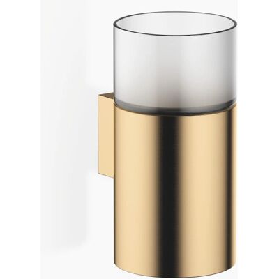 Soporte de cristal Dornbracht - Latón cepillado - Cristal - Modelo de pared - 60 mm Soporte de cristal Dornbracht - Latón cepillado - Cristal - Modelo de pared - 60 mm