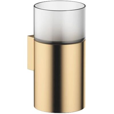 Dornbracht Glashalter - Messing gebürstet - Kristallglas - Wandmodell - 60mm Dornbracht Glashalter - Messing gebürstet - Kristallglas - Wandmodell - 60mm