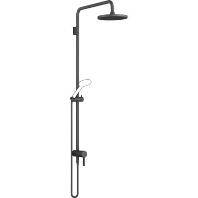 Dornbracht Duschstange - 450mm Regenbrause - Schwarz Matt Dornbracht Duschstange - 450mm Regenbrause - Schwarz Matt