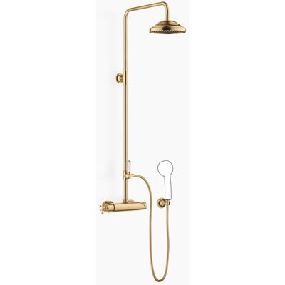 Dornbracht Madison Tubi doccia in ottone spazzolato - Tipo di doccia Dornbracht Madison Tubi doccia in ottone spazzolato - Tipo di doccia