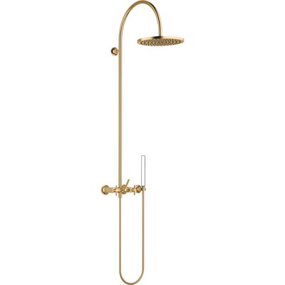 Dornbracht Vaia Duschstange - Regen, 450mm, Messing gebürstet - Duschstange Dornbracht Vaia Duschstange - Regen, 450mm, Messing gebürstet - Duschstange