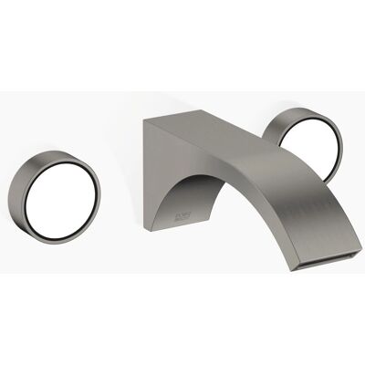 Dornbracht Cyo Grifo de lavabo empotrado - 190mm Proyección, Platinum oscuro mate Dornbracht Cyo Grifo de lavabo empotrado - 190mm Proyección, Platinum oscuro mate