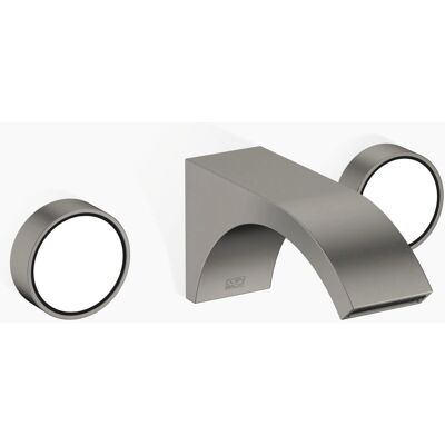 Dornbracht CYO Grifo de lavabo de pared - Platino oscuro mate Dornbracht CYO Grifo de lavabo de pared - Platino oscuro mate