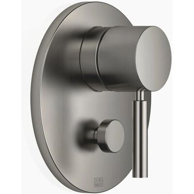 Miscelatore Dornbracht Platino Scuro - Montaggio a parete, Piastra di copertura 150mm, Deviazione automatica Miscelatore Dornbracht Platino Scuro - Montaggio a parete, Piastra di copertura 150mm, Deviazione automatica