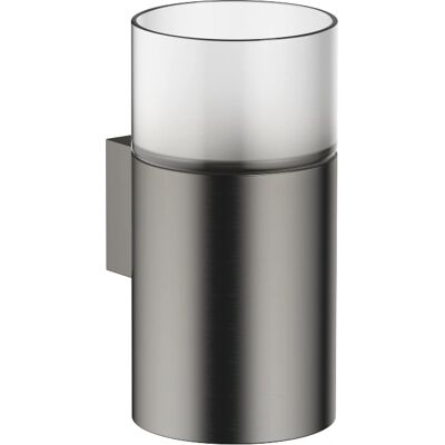 Dornbracht Soporte de Cristal Plata Oscura - Modelo de Pared Dornbracht Soporte de Cristal Plata Oscura - Modelo de Pared