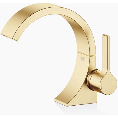 Rubinetto lavabo Dornbracht CYO - ottone spazzolato, protrusione 143mm, Modello 33500811-28 Rubinetto lavabo Dornbracht CYO - ottone spazzolato, protrusione 143mm, Modello 33500811-28