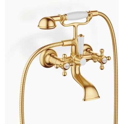 Mezclador de bañera DORNBRACHT Madison, montado en pared - Latón cepillado Mezclador de bañera DORNBRACHT Madison, montado en pared - Latón cepillado