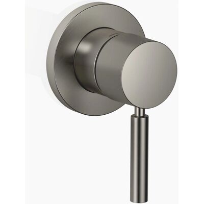 Grifo Dornbracht Meta - Placa de cubierta Ø 78 mm - Platino oscuro mate Grifo Dornbracht Meta - Placa de cubierta Ø 78 mm - Platino oscuro mate