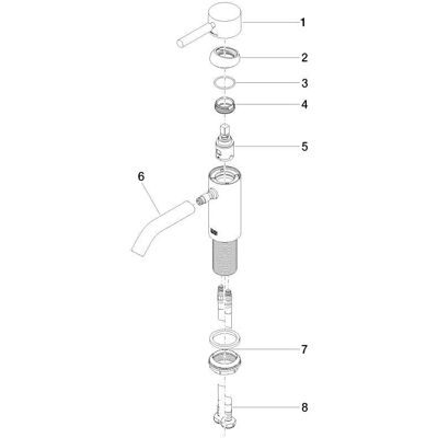 Dornbracht - META 33526660 - Brushed Chrome - Faucet Dornbracht - META 33526660 - Brushed Chrome - Faucet