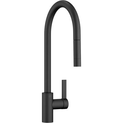 Grifo Dornbracht Tara Ultra - Monomando con función de ducha - Negro mate Grifo Dornbracht Tara Ultra - Monomando con función de ducha - Negro mate