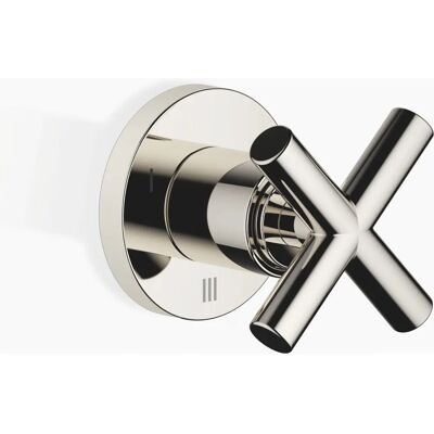 Desviador de Mezclador de Pared Dornbracht Tara - Oculto 3 Vías - 60mm Redonda - Platino Desviador de Mezclador de Pared Dornbracht Tara - Oculto 3 Vías - 60mm Redonda - Platino