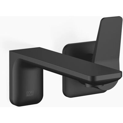 Dornbracht Lissé Mezclador de lavabo de pared - 170 mm de proyección - Negro mate Dornbracht Lissé Mezclador de lavabo de pared - 170 mm de proyección - Negro mate