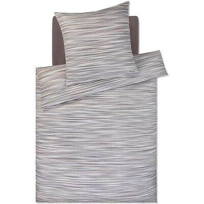 JOOP! Satin Bettwäsche Vivid 2x 70x90cm/140x200cm Stone Grau - Bettwäsche JOOP! Satin Bettwäsche Vivid 2x 70x90cm/140x200cm Stone Grau - Bettwäsche