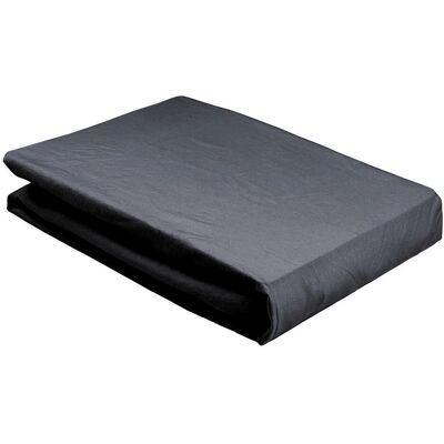 JOOP! Fitted Sheet Donkergrijs - Matraslaken - Hoogwaardige Jersey JOOP! Fitted Sheet Donkergrijs - Matraslaken - Hoogwaardige Jersey