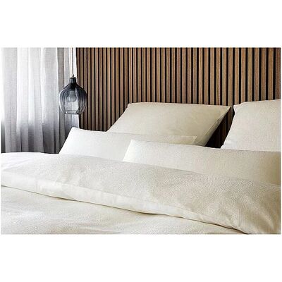 Creme Jacquard Satin Bettwäsche - Bettwäsche Creme Jacquard Satin Bettwäsche - Bettwäsche