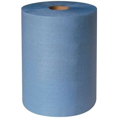 Profix Putztuchrolle - 3-lagig, Volumengeprägt, Blau, 1000 Blatt Profix Putztuchrolle - 3-lagig, Volumengeprägt, Blau, 1000 Blatt