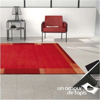 Tapis en Laine Luxor Living Inde - Rectangulaire, Rouge, 170x240 cm - Publicité Tapis en Laine Luxor Living Inde - Rectangulaire, Rouge, 170x240 cm - Publicité