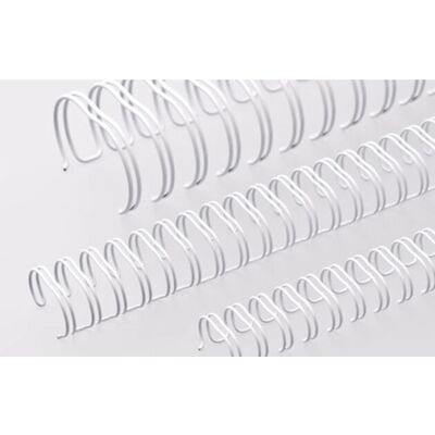 Renz 310950034 Anneaux de fil blanc - Accessoire de reliure - Publicité Renz 310950034 Anneaux de fil blanc - Accessoire de reliure - Publicité