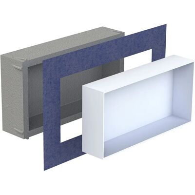 Schedel Modell BOX3060 Weiß - Nischeneinsatz für Trockenbau Schedel Modell BOX3060 Weiß - Nischeneinsatz für Trockenbau