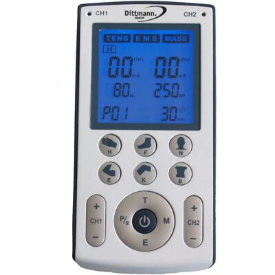 Dittmann TENS 250 Stimulateur Musculaire - Soulagement de la Douleur Dittmann TENS 250 Stimulateur Musculaire - Soulagement de la Douleur