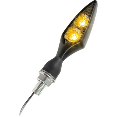 Kellermann Zwarte Micro Rhombus Knipperlicht - Motorfiets Richtingaanwijzer Kellermann Zwarte Micro Rhombus Knipperlicht - Motorfiets Richtingaanwijzer