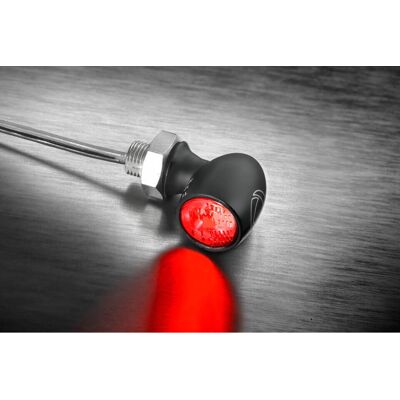Kellermann Bullet Atto LED Achter-/Remlicht - Klein, Zwart, Helder Glas, Europees Goedgekeurd Kellermann Bullet Atto LED Achter-/Remlicht - Klein, Zwart, Helder Glas, Europees Goedgekeurd