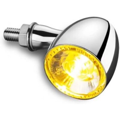Clignotant Kellermann Bullet 1000 Extrême Chrome - Feu de direction LED - Publicité Clignotant Kellermann Bullet 1000 Extrême Chrome - Feu de direction LED - Publicité