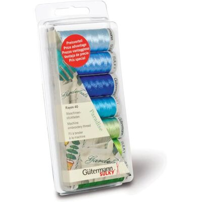 Gutermann Broderigarnlåda Paradise - 200 meter - set om 7 Gutermann Broderigarnlåda Paradise - 200 meter - set om 7