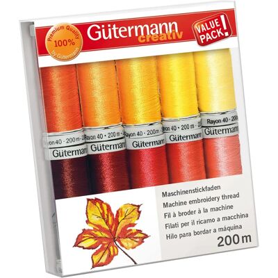Gutermann Draad Set - Multicolor - 200 m - Draad Set Gutermann Draad Set - Multicolor - 200 m - Draad Set