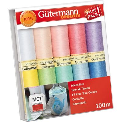 Fio Gütermann Sew All Pastel - Linha de costura Fio Gütermann Sew All Pastel - Linha de costura