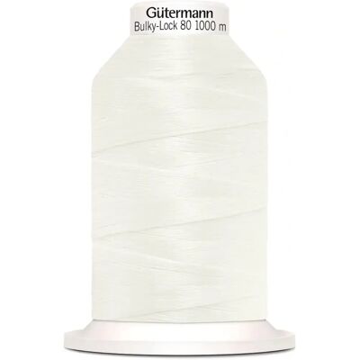 Fil à overlock Gutermann 80 - 1000m - Haute qualité - Publicité Fil à overlock Gutermann 80 - 1000m - Haute qualité - Publicité