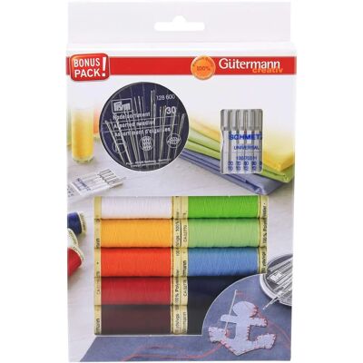 Ensemble de fils Gutermann - 10x100m Multicolore - Kit de couture Ensemble de fils Gutermann - 10x100m Multicolore - Kit de couture