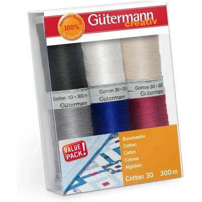 Gutermann No 30 Flerfärgat broderigarn - Set Gutermann No 30 Flerfärgat broderigarn - Set