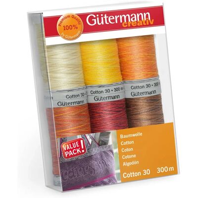 Gutermann Modell 30 Buntes Nähgarn-Set - Nähen & Stickerei Gutermann Modell 30 Buntes Nähgarn-Set - Nähen & Stickerei