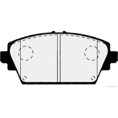 NIPPARTS J3601072 Voorkant Remblokkenset - Remblokset voor Nissan NIPPARTS J3601072 Voorkant Remblokkenset - Remblokset voor Nissan