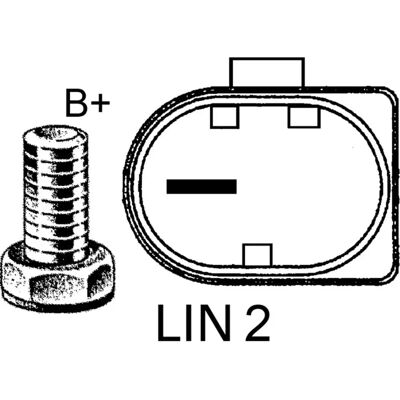 Mercedes-Benz A0131546802 Lichtmaschine 14V 180A - Generator Mercedes-Benz A0131546802 Lichtmaschine 14V 180A - Generator
