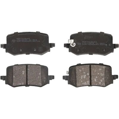 Herth+Buss Hyundai Tucson Kia Sportage Remblokken - Achter met Sensor Herth+Buss Hyundai Tucson Kia Sportage Remblokken - Achter met Sensor